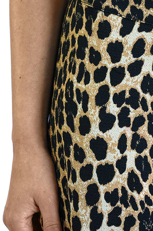 Leopard Midi Wrap Skirt