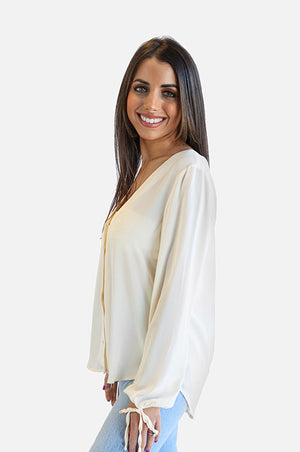 Cream Blouse Ivory