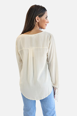 Cream Blouse Ivory