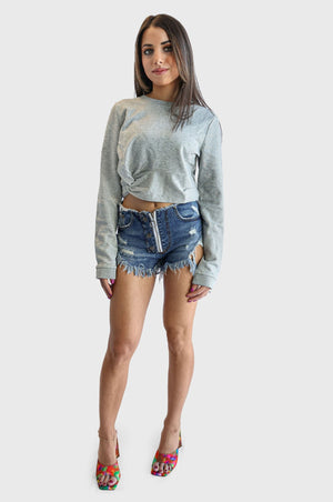 Long Sleeve Crop Top