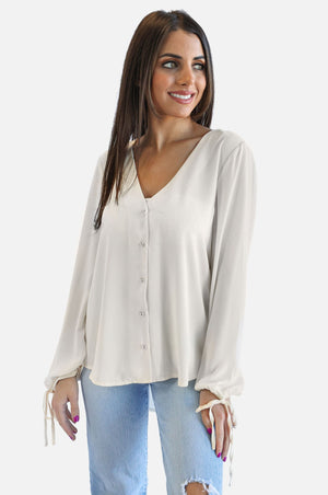 Cream Blouse Ivory